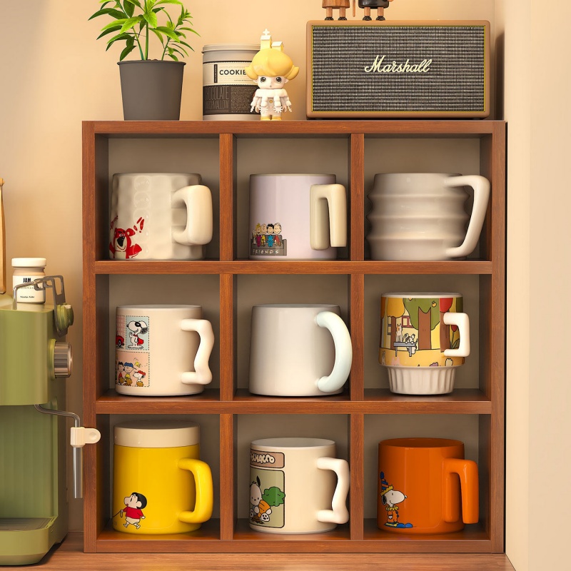 Sustainable Living Eco Friendly - Zestaw do herbaty, drewniany stojak na