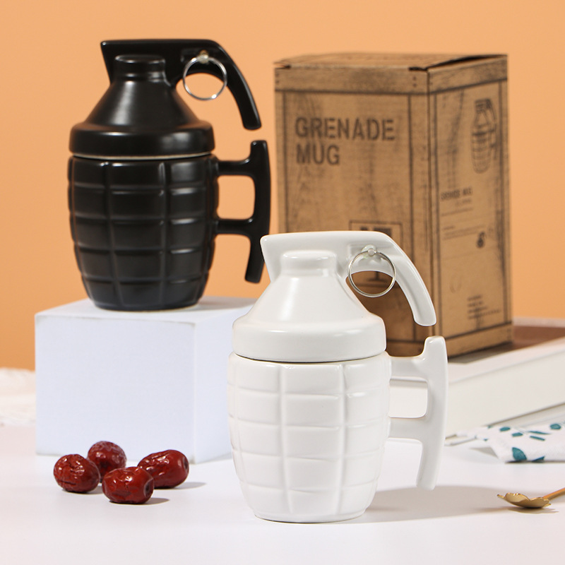 Sustainable Living Eco Friendly - Kreatywny kubek granatowy Zabawny kubek ceramiczny