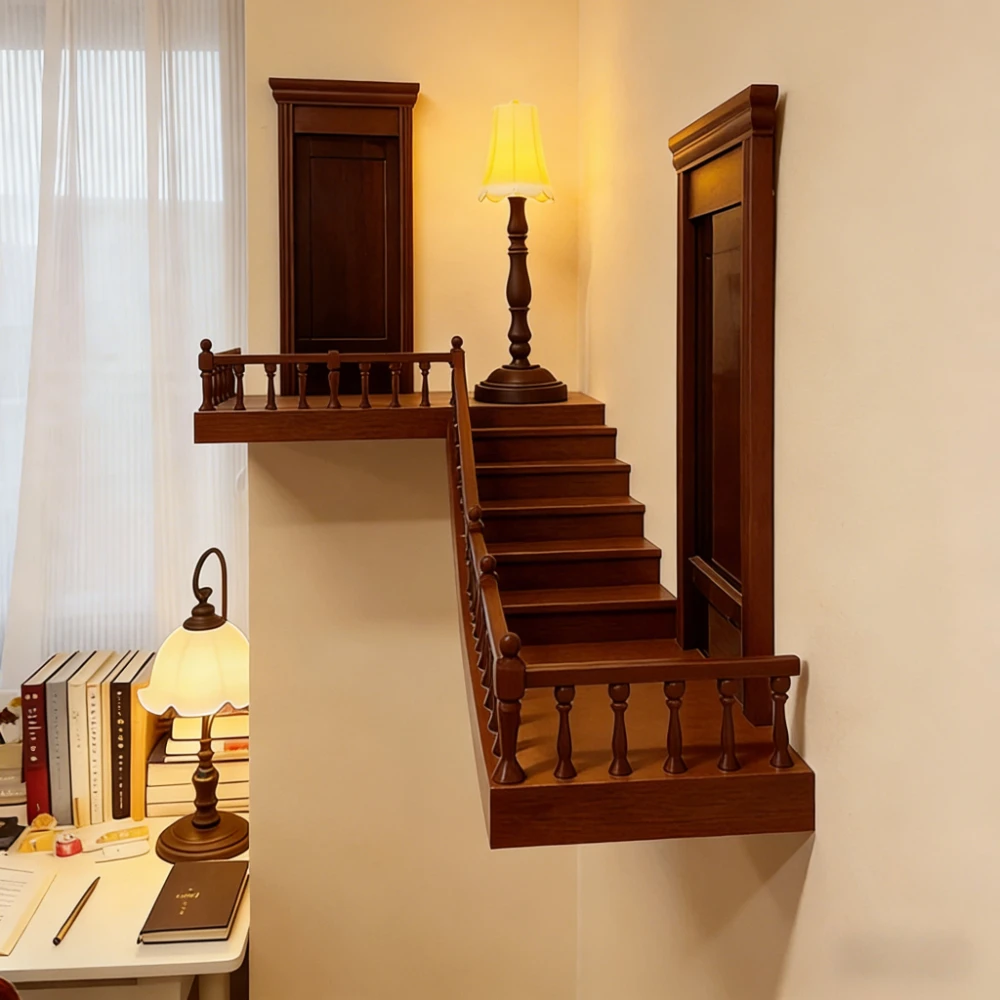 Sustainable Living Eco Friendly - Narożny organizer do przechowywania, trójwymiarowy, świecący
