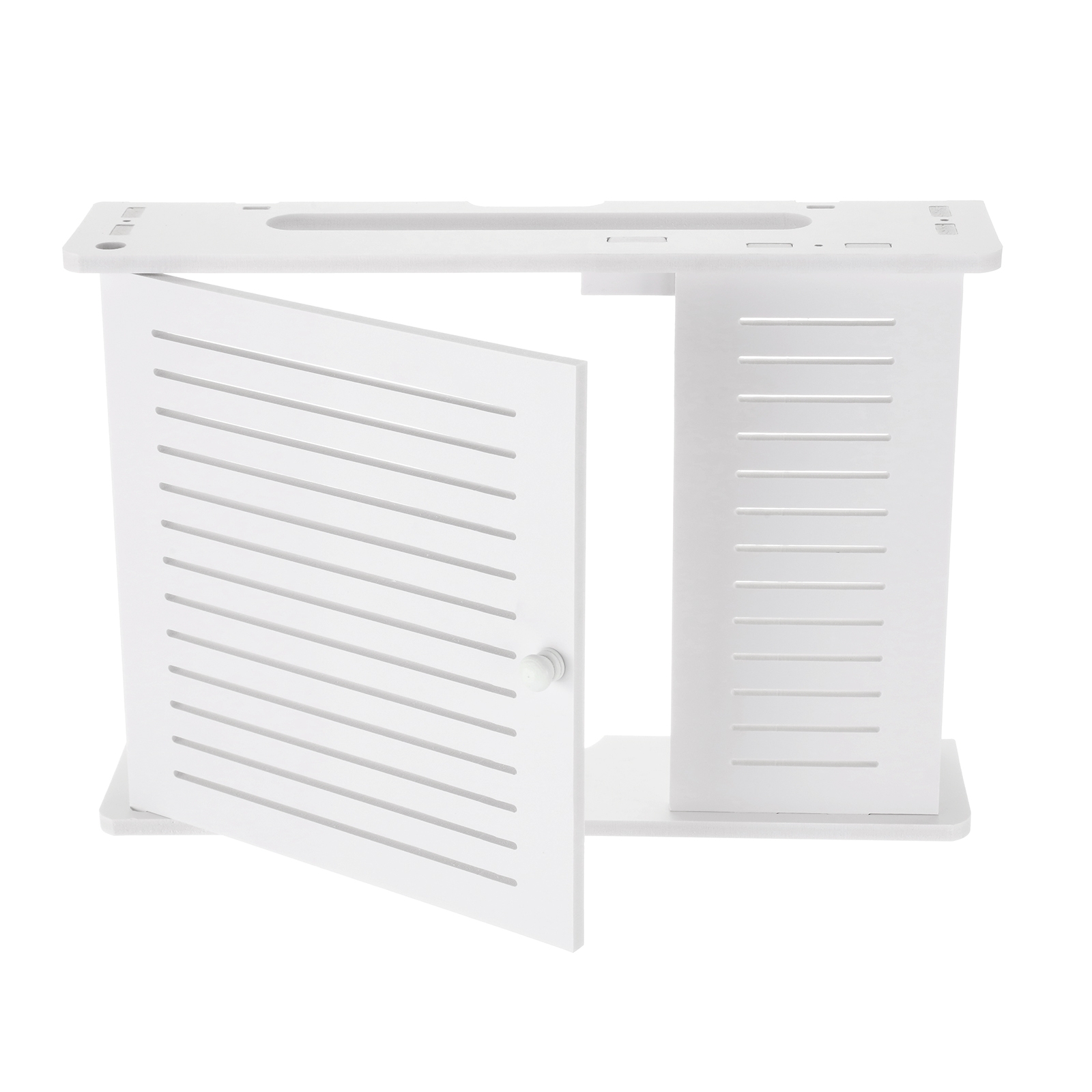 Sustainable Living Eco Friendly - Bezprzewodowy Router wi-fi półki drewno-plastikowy Organizer